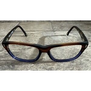 TWILL & TWEED TW 2005 5223 Tortoise Blue Full Rim Eyeglass Frames 53-16-140 G10